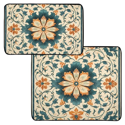 Waschbare Urinierunterlagen für Hunde, schönes Boho-Blumenmuster, wiederverwendbare Haustierunterlagen Waschbare Urinierunterlagen für Hunde, schönes Boho-Blumenmuster, wiederverwendbare Haustierunterlagen von OWFKAY