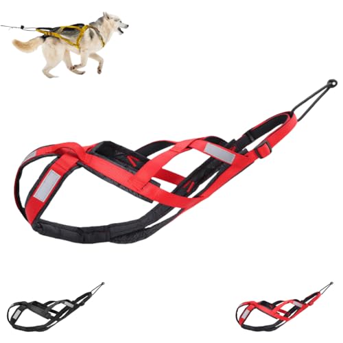 Hundegeschirr mit Gewichtsbeschränkung, Schlittengeschirr mit Gewichtsbeschränkung für Haustiere, geeignet für Hundeschlittenfahren, Rollerfahren, Fahrradfahren, Skifahren, Laufen, Wandern und andere Hundegeschirr mit Gewichtsbeschränkung, Schlittengeschirr mit Gewichtsbeschränkung für Haustiere, geeignet für Hundeschlittenfahren, Rollerfahren, Fahrradfahren, Skifahren, Laufen, Wandern und andere von OWGHFZBV