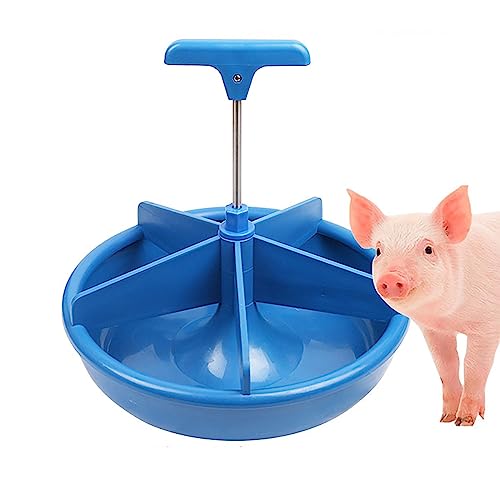 Futternapf for Tiere, Futtertrog for Schweine, Futternapf for Ziegen for Getreide, Futternapf for Schweine mit großem Fassungsvermögen, robuster Ferkel-Futternapf mit 5 Fächern, Futternapf for Nutztie Futternapf for Tiere, Futtertrog for Schweine, Futternapf for Ziegen for Getreide, Futternapf for Schweine mit großem Fassungsvermögen, robuster Ferkel-Futternapf mit 5 Fächern, Futternapf for Nutztie von OWLKAY