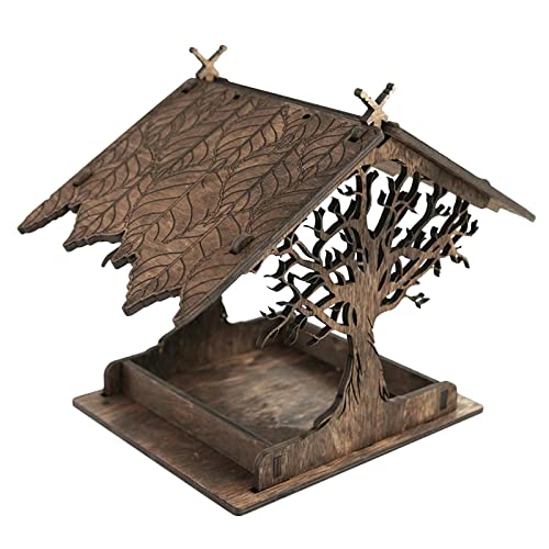 Vogel-Nistkasten, Vogelhaus, Lebensraum, Schlaftasche, Vogelhäuschen aus massivem Holz, dekorativer Garten for Aufhängen mit Dach, wetterfeste Vogelschaukel, Spielzeug, Dekoration, Ornament Vogel-Nistkasten, Vogelhaus, Lebensraum, Schlaftasche, Vogelhäuschen aus massivem Holz, dekorativer Garten for Aufhängen mit Dach, wetterfeste Vogelschaukel, Spielzeug, Dekoration, Ornament von OWLKAY