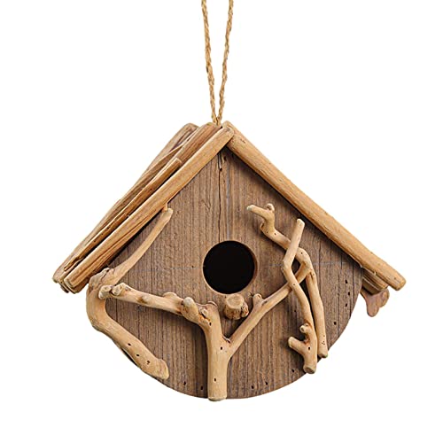 Vogel-Nistkasten, Vogelhaus-Kasten, Habitat-Rasttasche, Holz for den Garten, Holz-Vogelkasten for draußen, Hausform annehmen, Vögel anziehen, geeignet for die Gartendekoration Vogel-Nistkasten, Vogelhaus-Kasten, Habitat-Rasttasche, Holz for den Garten, Holz-Vogelkasten for draußen, Hausform annehmen, Vögel anziehen, geeignet for die Gartendekoration von OWLKAY
