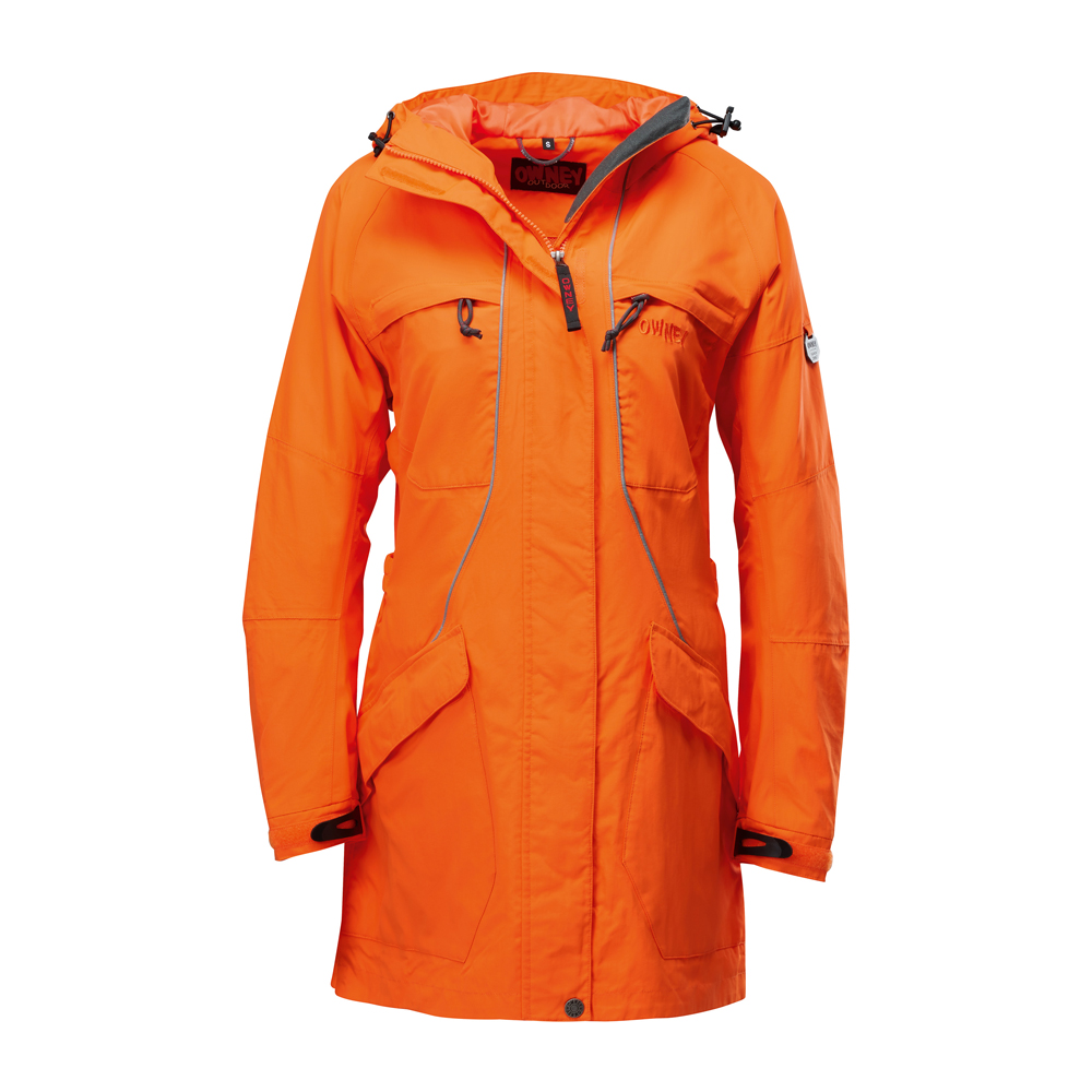 OWNEY Damen Parka Tuvaq hellorange, Gr. XS von OWNEY