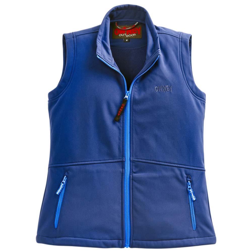 OWNEY Damen Softshellweste Basic Vest blau, Gr. XXS von OWNEY