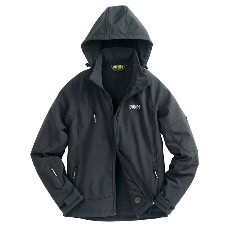 OWNEY Herren Softshelljacke Fjord schwarz, Gr. L von OWNEY