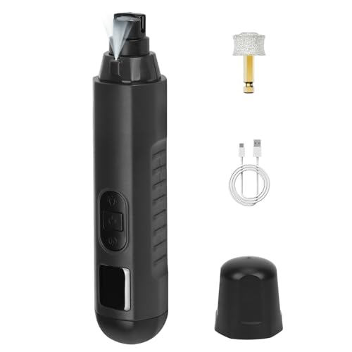 OWill Krallenschleifer für Hunde 5 Gang mit 2 LED-Leuchten und Leistungsanzeige für sichere und leise Krallenpflege,wiederaufladbarer Nagelschleifer für große,mittelgroße und kleine Hunde und Katzen OWill Krallenschleifer für Hunde 5 Gang mit 2 LED-Leuchten und Leistungsanzeige für sichere und leise Krallenpflege,wiederaufladbarer Nagelschleifer für große,mittelgroße und kleine Hunde und Katzen von OWill