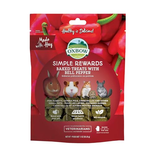 OXBOW 361353/1490 Animal Health Simple Reward Bell Pepper Oven Baked Fiber Rich Treats 2z von Oxbow