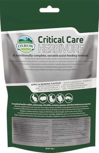 Oxbow Critical Care Herbivore Apfel & Banane 141 g von OXBOW
