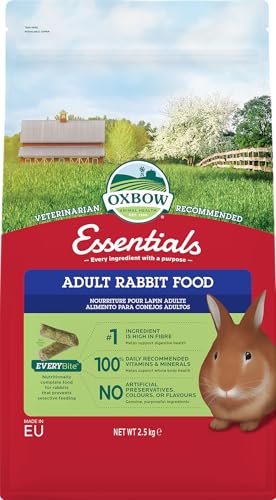 Oxbow Essentials Futter für Ausgewachsene Kaninchen – 2,5 kg von OXBOW