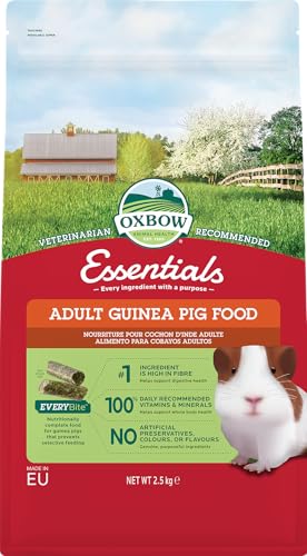 Oxbow Essentials Futter für Ausgewachsene Meerschweinchen – 2,5 kg von OXBOW
