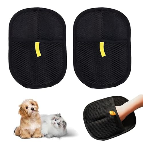 OYIWINMI 2 Stück Fell Magnet Handschuh, für Hundehaare Entfernen, Pfotenmond Bürste, Katzenhandschuh, Antistatisch, Wiederverwendbar, Doppelseitig, für Kleidung, Sofa, Möbel OYIWINMI 2 Stück Fell Magnet Handschuh, für Hundehaare Entfernen, Pfotenmond Bürste, Katzenhandschuh, Antistatisch, Wiederverwendbar, Doppelseitig, für Kleidung, Sofa, Möbel von OYIWINMI