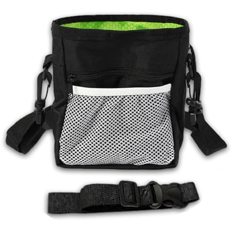 OYIWINMI Futterbeutel Hundetraining Leckerlitasche für Hunde Schwarz Verstellbarer Gürtel/Schulterriemen Mehrfache Taschen Kotbeutelspender Multifunktional für Spaziergänge Training Reisen OYIWINMI Futterbeutel Hundetraining Leckerlitasche für Hunde Schwarz Verstellbarer Gürtel/Schulterriemen Mehrfache Taschen Kotbeutelspender Multifunktional für Spaziergänge Training Reisen von OYIWINMI