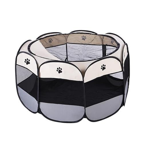 OYIWINMI Welpenauslauf Laufstall Katze faltbar schwarz wasserdicht tragbar Haustierzelt mit Netzabdeckung für Hunde Katzen Kleintiere drinnen und draußen 72x72x45cm OYIWINMI Welpenauslauf Laufstall Katze faltbar schwarz wasserdicht tragbar Haustierzelt mit Netzabdeckung für Hunde Katzen Kleintiere drinnen und draußen 72x72x45cm von OYIWINMI