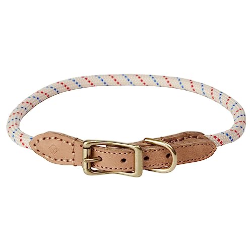 Perry-Hundehalsband Weiß aus Leder Ø0,8x46cm von OYOY Living Design