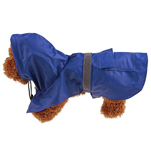 Hunde-Regenmantel, wasserdichte Hundejacke mit Tasche und reflektierendem Riemen, Hunde-Regenmantel, Welpen-Regenmantel für Welpen und extra kleine, mittelgroße Hunde, Kleidung, Farbe D 4XL von OYUEGE