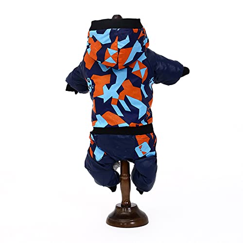 Hundepullover Hunde-Kapuzenpullover Kleidung mit Hut für kleine Hunde, Jungen, Chihuahua, Kleidung, Welpen, Haustiere, Winterkleidung, warme Hoodies, Mantel, Pullover, Shirt 【XL-Farbe-2】 von OYUEGE