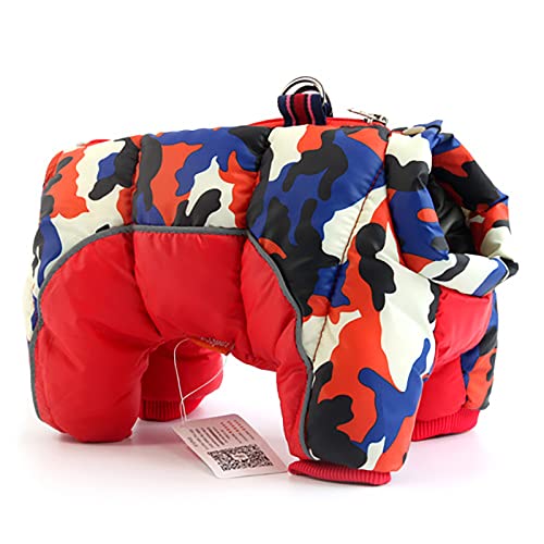 Winter-Hundemantel für kleine Hunde, niedlich, warm, Fleece, gepolstert, für Haustiere, Kleidung für Chihuahua-Pudel, 6XL Farbe 3 von OYUEGE