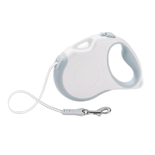 Einziehbare Hundeleine für Kleine, Mittelgroße Hunde Bis zu 20 Kg, Einziehbare Hundeleinen, Ausziehbare Hundeleinen mit Rutschfestem Griff, Starkes Nylonband Gegen Verheddern,D-5m/15kg von JBNCRYGD