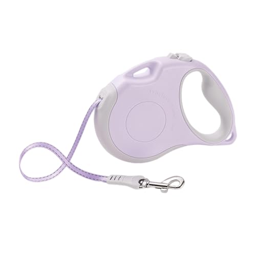 Einziehbare Hundeleine für Kleine, Mittelgroße Hunde Bis zu 20 Kg, Einziehbare Hundeleinen, Ausziehbare Hundeleinen mit Rutschfestem Griff, Starkes Nylonband Gegen Verheddern,E-5m/15kg von JBNCRYGD
