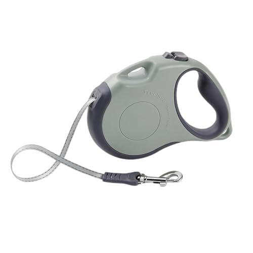 Einziehbare Hundeleine für Kleine, Mittelgroße Hunde Bis zu 20 Kg, Einziehbare Hundeleinen, Ausziehbare Hundeleinen mit Rutschfestem Griff, Starkes Nylonband Gegen Verheddern,F-5m/25kg von JBNCRYGD