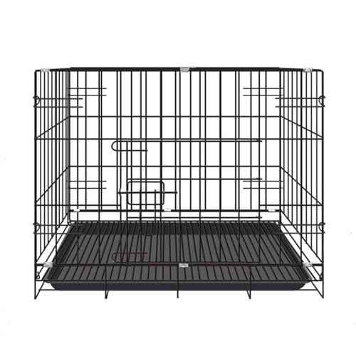 OYWEHECE Haustier-Klappkäfig, Zusammenklappbarer Hundekäfig, Geeignet für Welpen, Katzen, Kaninchen, Drinnen und Draußen, Tragbarer Haustierkäfig,B-85 * 60 * 70cm von DVUHYPBH(売店)