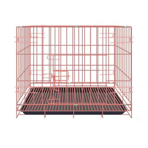 OYWEHECE Haustier-Klappkäfig, Zusammenklappbarer Hundekäfig, Geeignet für Welpen, Katzen, Kaninchen, Drinnen und Draußen, Tragbarer Haustierkäfig,C-85 * 60 * 70cm von DVUHYPBH(売店)