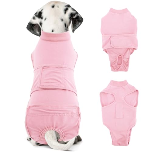 OYX Hunde-Genesungsanzug, verstellbarer Rücken, Chirurgieanzug, für männliche und weibliche Hunde, zur Genesung von E-Halsband und Kegel, alternativer chirurgischer Anzug, verhindert Lecken, Einteiler OYX Hunde-Genesungsanzug, verstellbarer Rücken, Chirurgieanzug, für männliche und weibliche Hunde, zur Genesung von E-Halsband und Kegel, alternativer chirurgischer Anzug, verhindert Lecken, Einteiler von OYX