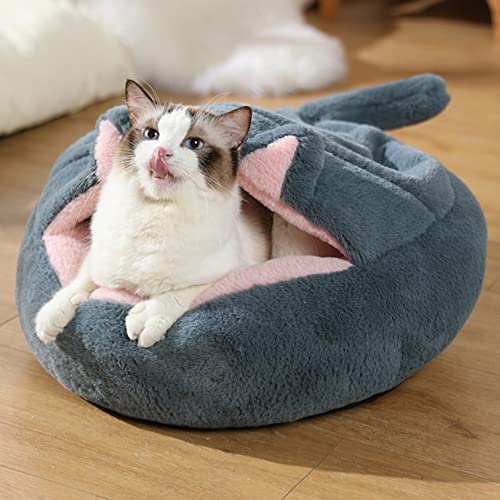 OYhmc Haustier Bett Plüsch Zelt Höhle Haus Katze Nesting Bett Katze Nest Haus für Katzen kleine Hunde Welpen mit waschbaren abnehmbaren Kissen Tragegriff Anti-Rutsch Katzenbetten OYhmc Haustier Bett Plüsch Zelt Höhle Haus Katze Nesting Bett Katze Nest Haus für Katzen kleine Hunde Welpen mit waschbaren abnehmbaren Kissen Tragegriff Anti-Rutsch Katzenbetten von OYhmc