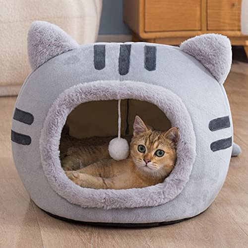 OYhmc Haustier Bett warm Höhle Nest Schlaf Bett für Katzen und Welpen Hundehaus Interior OYhmc Haustier Bett warm Höhle Nest Schlaf Bett für Katzen und Welpen Hundehaus Interior von OYhmc