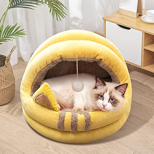 OYhmc Home Haustier Bett für eine Matte und einen warmen Zwinger, Katzenbett Kitten Dog Hole Komfortables Bett, bewegliches Haustier Bett OYhmc Home Haustier Bett für eine Matte und einen warmen Zwinger, Katzenbett Kitten Dog Hole Komfortables Bett, bewegliches Haustier Bett von OYhmc