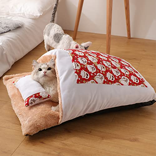 OYhmc Katzenbett, warme weiche Plüsch Hund Katze Kissen mit gemütlichen Anti-Rutsch-Boden für kleine mittlere Haustiere Snooze Schlafen Indoor OYhmc Katzenbett, warme weiche Plüsch Hund Katze Kissen mit gemütlichen Anti-Rutsch-Boden für kleine mittlere Haustiere Snooze Schlafen Indoor von OYhmc