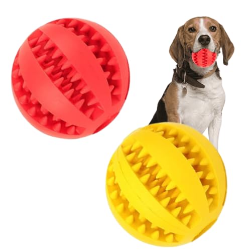 OZI DESİGN Langlebiges Hundespielzeug für aggressive Kauer, Hundezahnspielzeug, interaktives Puzzle-Spielzeug und Kauspielzeug für kleine, mittelgroße und große Hunde – 2 Stück Kaubälle mit OZI DESİGN Langlebiges Hundespielzeug für aggressive Kauer, Hundezahnspielzeug, interaktives Puzzle-Spielzeug und Kauspielzeug für kleine, mittelgroße und große Hunde – 2 Stück Kaubälle mit von OZI DESİGN