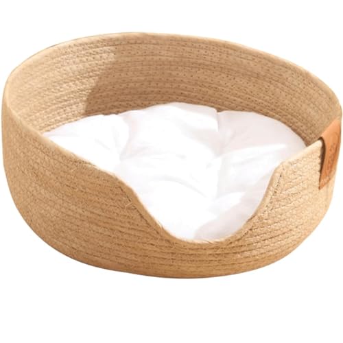 Katzenhaus, Sommer-Hundebett, gewebter Korb, Ruhenest, Katzenbett, maschinenwaschbar, bequemes Katzenbett, Katzenschlafbett Katzenhaus, Sommer-Hundebett, gewebter Korb, Ruhenest, Katzenbett, maschinenwaschbar, bequemes Katzenbett, Katzenschlafbett von OZLMBERN