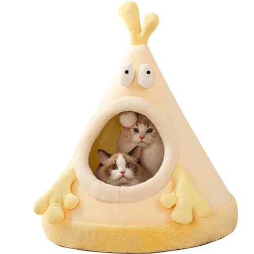 Tragbares Katzen-Iglu, Katzenhöhlenbett, dreieckiges Haustier, gemütliches und warmes Haustierversteck, Haustierzelt für Katze und Hund Tragbares Katzen-Iglu, Katzenhöhlenbett, dreieckiges Haustier, gemütliches und warmes Haustierversteck, Haustierzelt für Katze und Hund von OZLMBERN