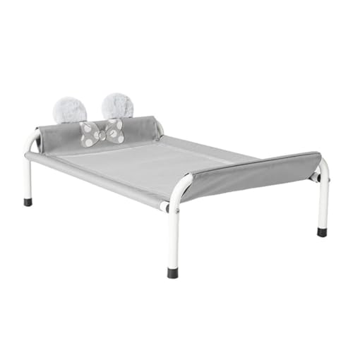 OZWYCY Haustierbett Haustier-Campingbetten for alle Jahreszeiten, niedliche Form, langlebige und abnehmbare Haustierhütten und Hundebetten Katzennest(Gray,L-96 * 73 * 24.5cm) von OZWYCY