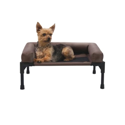 OZWYCY Haustierbett Hunde-Campingbett über dem Boden, Netzoberfläche, bissfest, universell aufgehängt, abnehmbar und waschbar, Haustierhütte Katzennest(76 * 107 * 16cm) von OZWYCY