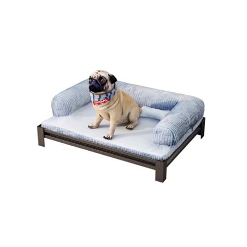 OZWYCY Haustierbett Hundehütte, abnehmbar und waschbar, for alle Jahreszeiten, universell einsetzbar, for große Hunde, freistehende Haustierhütte, Hundebett, Feldbett Katzennest(L(90 * 70 * 28cm)) von OZWYCY