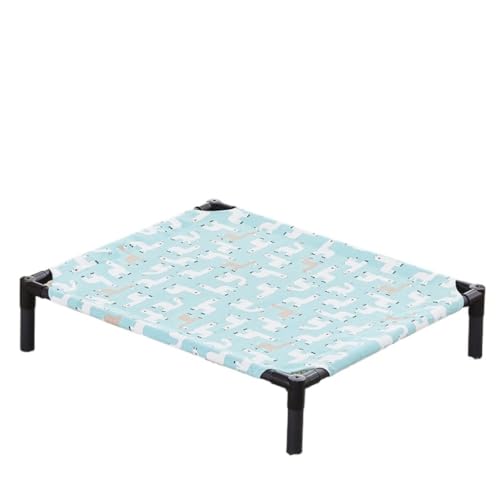 OZWYCY Haustierbett Hundehütte Hundebett Vier Jahreszeiten Universal Abnehmbares Feldbett Haustierbett Sommer Vom Boden Abnehmbares Katzennest(8,XL) von OZWYCY