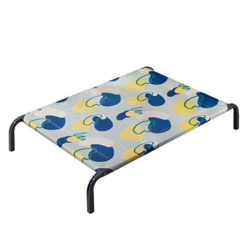 OZWYCY Haustierbett Hundehütte Universal-Hundecampingbett Sommer Abnehmbares und waschbares Corgi-Bett Feuchtigkeitsbeständiges Haustier-Off-The-Bodenbett Katzennest(1) von OZWYCY