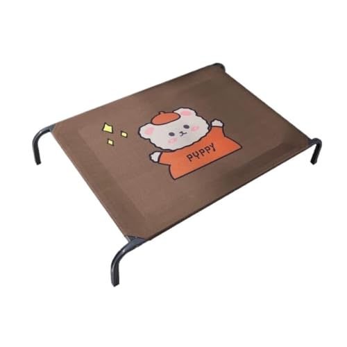 OZWYCY Haustierbett Hundehütte Universal-Hundecampingbett Sommer Abnehmbares und waschbares Corgi-Bett Feuchtigkeitsbeständiges Haustier-Off-The-Bodenbett Katzennest(3) von OZWYCY
