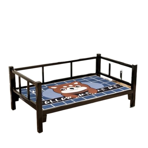 OZWYCY Haustierbett Hundehütte Vier Jahreszeiten Universal Sommer Hundebett Feuchtigkeitsbeständige Off-The-Ground Hundematte Haustierbett Feldbett Hund Katzennest(XL) von OZWYCY