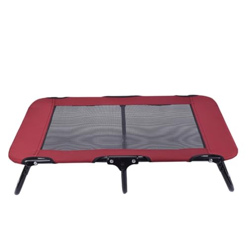 OZWYCY Haustierbett Klappbares, atmungsaktives Feldbett, Hundebett, Katzenbett, Heimtierbedarf, Golden Retriever, großes und kleines Hundebett, Haustierbett, Hundematte Katzennest(A,L100*79 * 19cm) von OZWYCY