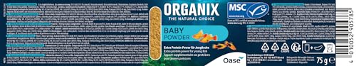 OASE 90578 ORGANIX Baby Aufzuchtfutter, 175 ml, Fischfutter in Pulverform, ideal für die Fütterung von Jungfischen und als Wachstumsfutter OASE 90578 ORGANIX Baby Aufzuchtfutter, 175 ml, Fischfutter in Pulverform, ideal für die Fütterung von Jungfischen und als Wachstumsfutter von Oase