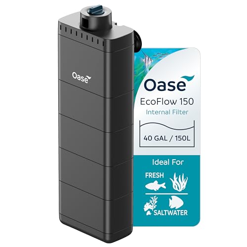 OASE EcoFlow 200 interner Aquariumfilter, für Süß- und Salzwassertanks bis zu 27 Liter, leise, anpassbarer Wasserfluss, mehrstufige Filtration OASE EcoFlow 200 interner Aquariumfilter, für Süß- und Salzwassertanks bis zu 27 Liter, leise, anpassbarer Wasserfluss, mehrstufige Filtration von Oase