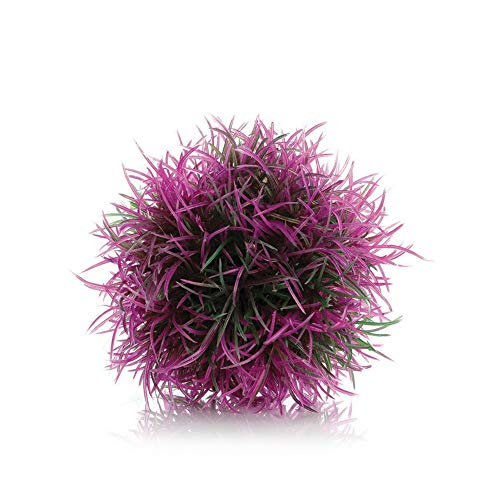 biOrb 46064 Gewächsball lila - künstlicher Natur Blumenball als Pflanzen-Deko für Salzwasseraquarien und Süßwasseraquarien von biOrb