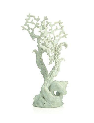 biOrb 46128 Fächerkorallen Ornament M weiß - Aquariendekoration in Form einer künstlichen Koralle zur stilvollen Einrichtung von Süßwasseraquarien und Meerwasseraquarien geeignet von biOrb