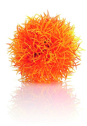 biOrb 46062 Gewächsball orange - künstlicher Natur Blumenball als Pflanzen-Deko für Salzwasseraquarien und Süßwasseraquarien von biOrb