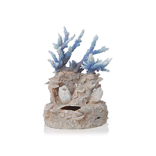 biOrb 46121 Korallenriff Ornament, hellblau - Aquariendekoration in Form einer Koralle zur Gestaltung von bezaubernden Unterwasserwelten in biOrb-Aquarien | Süß- und Meerwasser-geeignet von biOrb