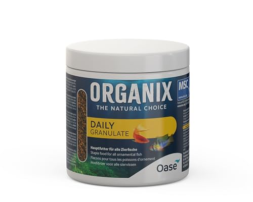 OASE ORGANIX Daily Granulate 500 ml - für die tägliche Fütterung einer großen Artenvielfalt, für farbenprächtige Aquarienbewohner von Oase