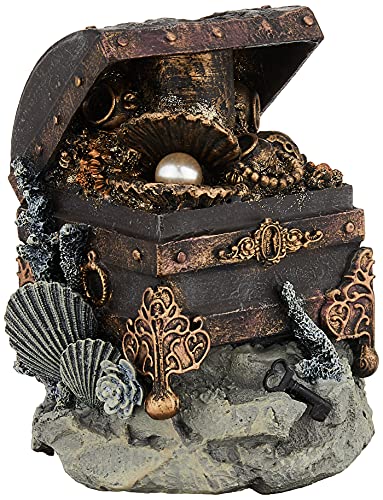 biOrb 55031 Schatztruhe - beeindruckende Aquariendeko in Form eines Piratenschatzes | zur Gestaltung von Süßwasseraquarien und Meerwasseraquarien von Oase