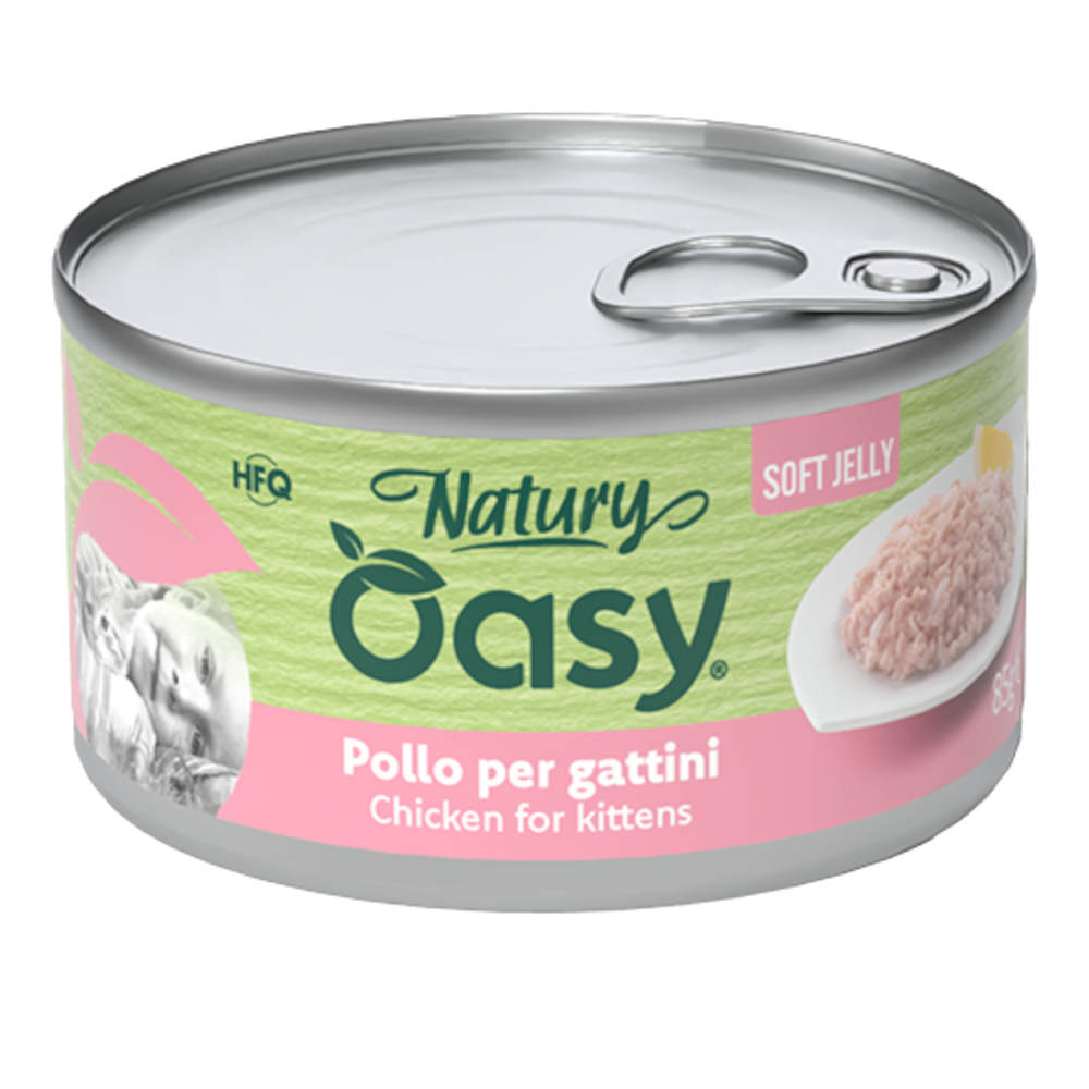 Oasy Natural 85 g - Sparpaket: Kitten (6 x 85 g) von Oasy Wet Cat Natural